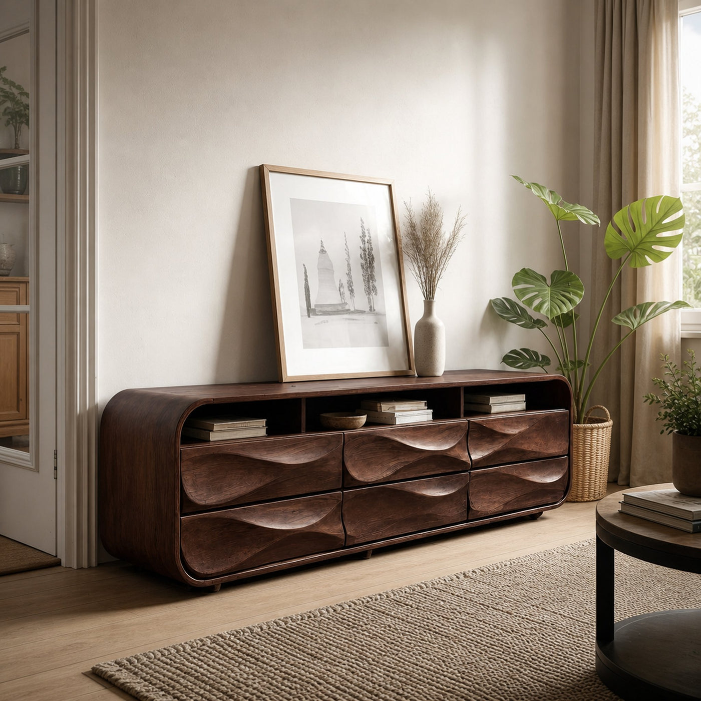 Minimalist Sideboard With Drawers And Storage For Living - product view 7