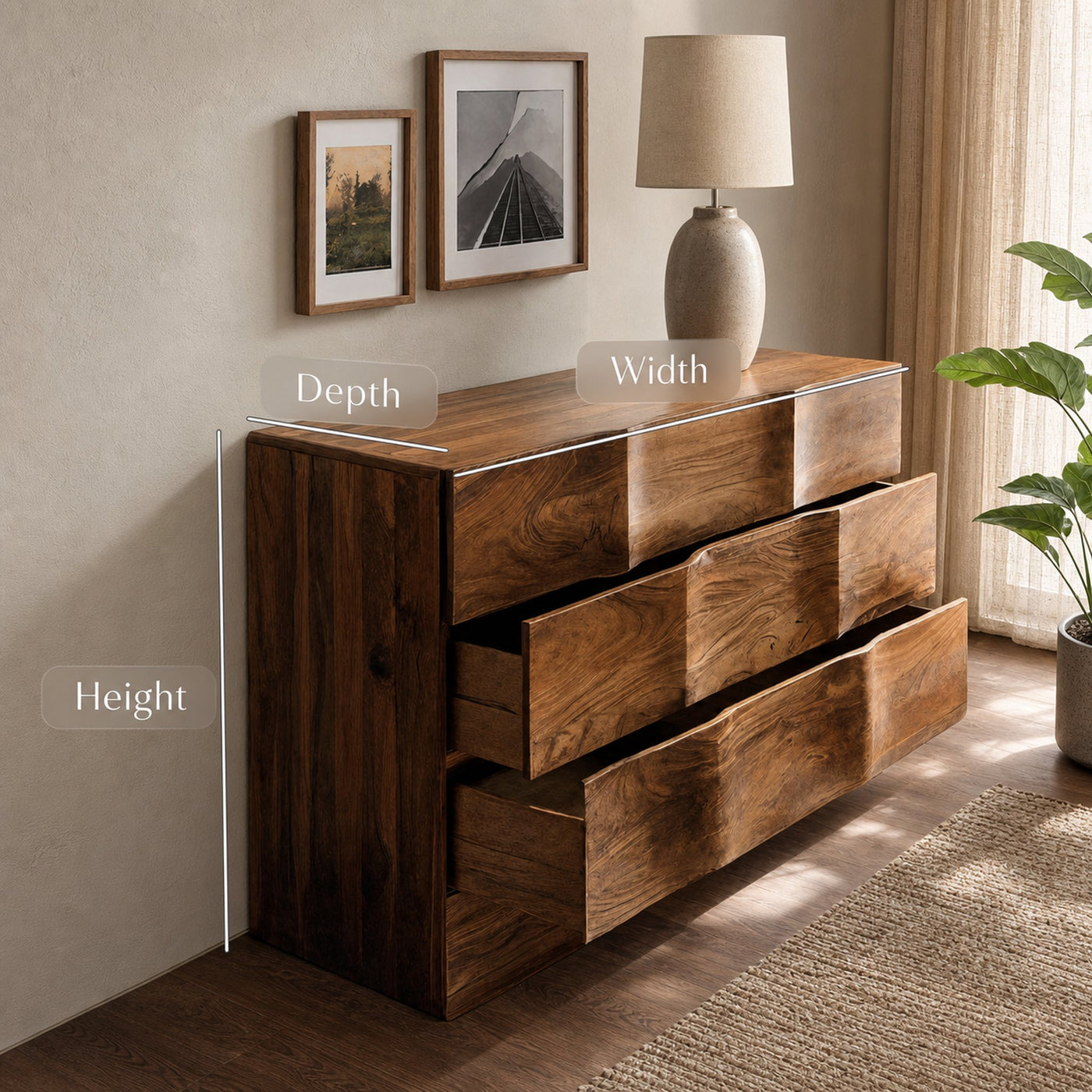 Minimalist Storage Cabinet Drawer Design For Bedroom - product view 6