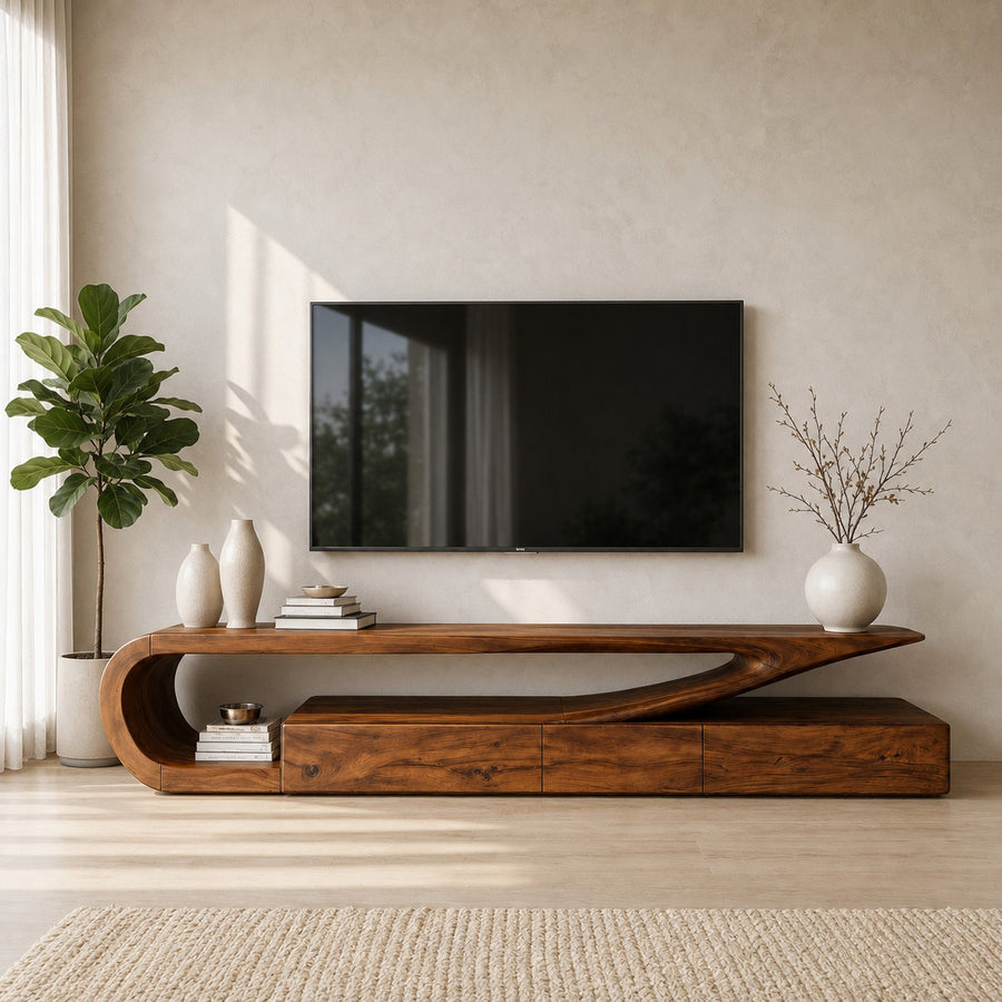 Minimalist TV Console For Living Room