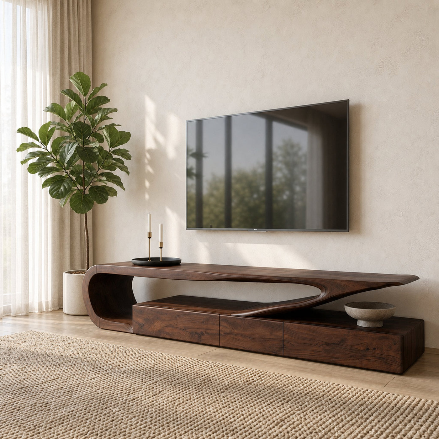 Minimalist TV Console For Living Room - product view 7