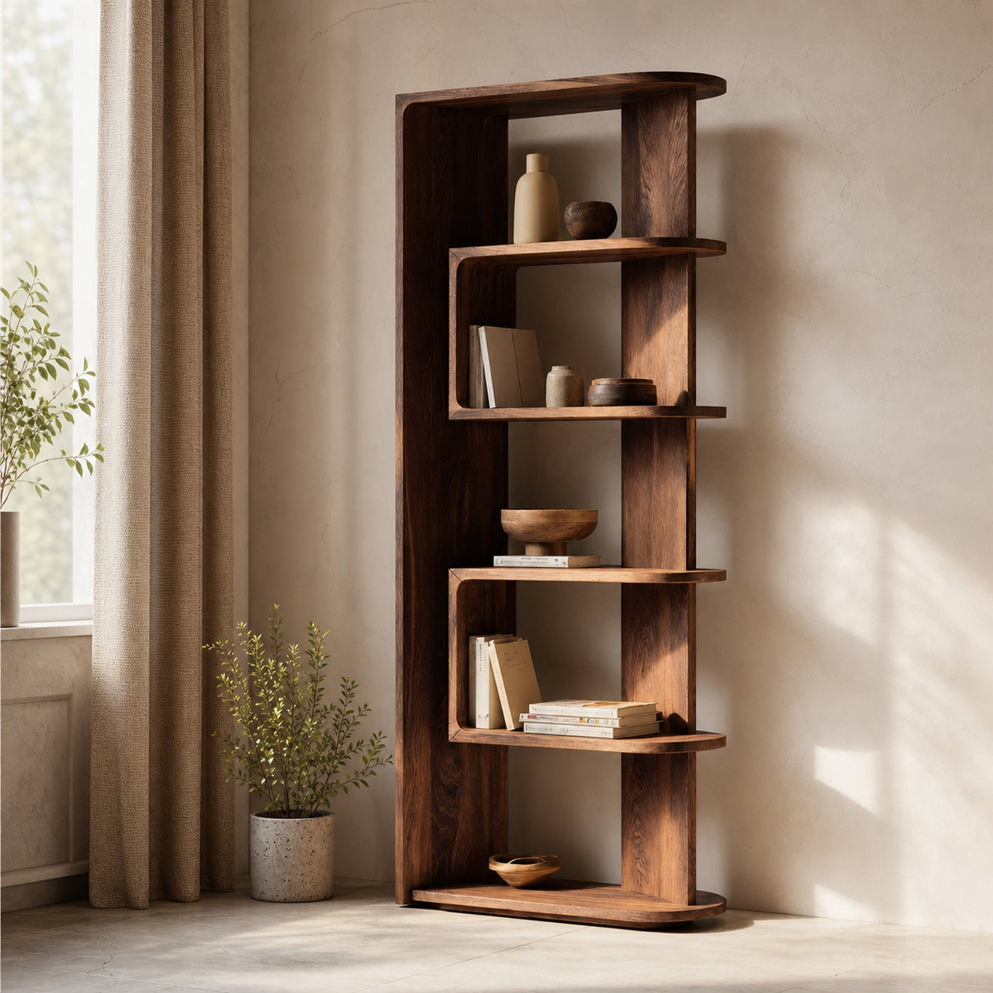 Minimalist Vertical Display Bookshelf For Living Room - product view 6