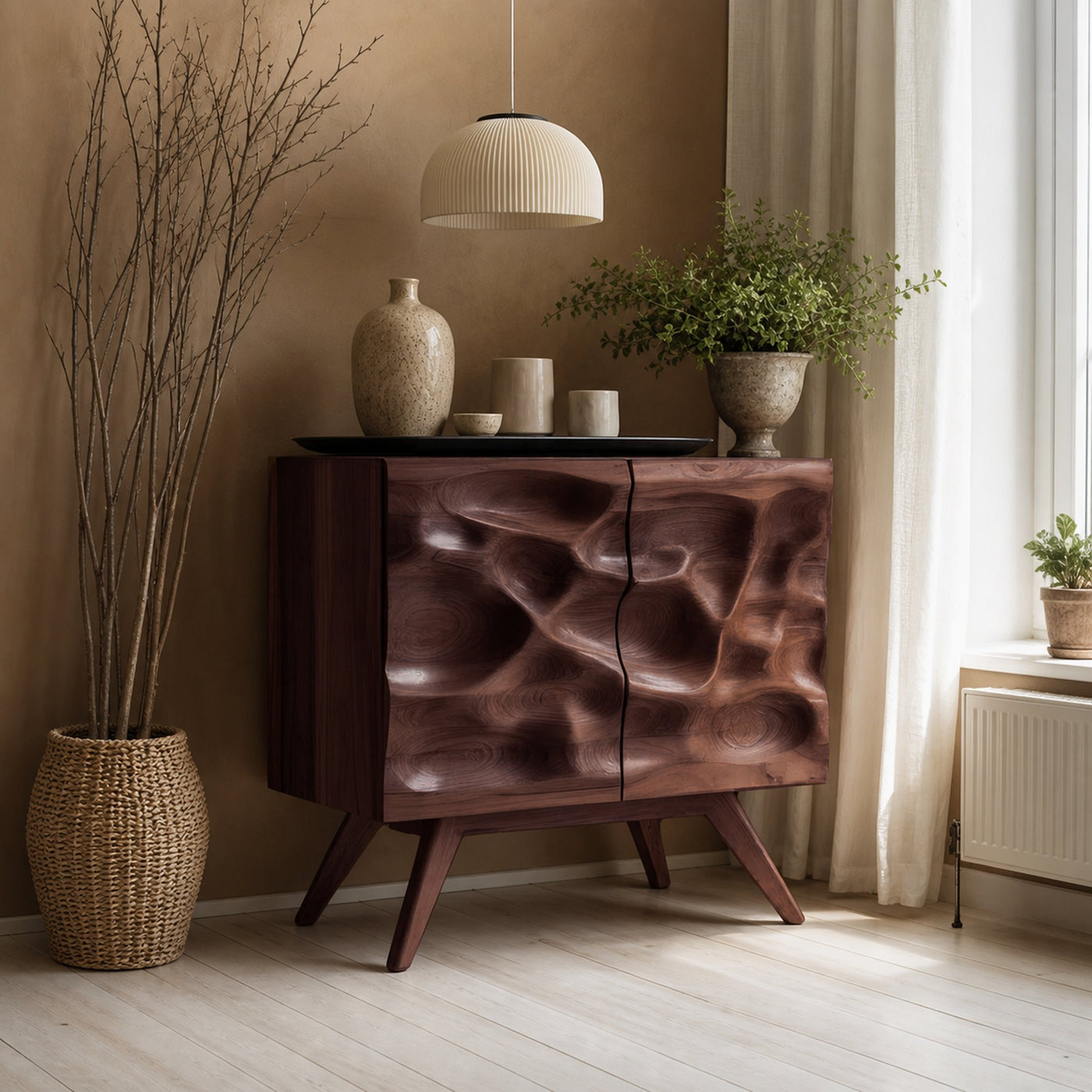 Modern Carved Cabinet For Bedroom Or Living Room - product view 7