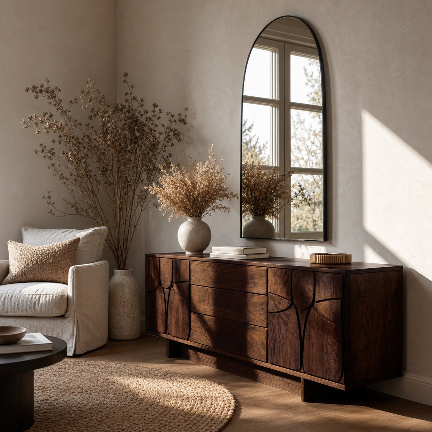 Modern Carved Sideboard For Living Room Or Dining - product view 7