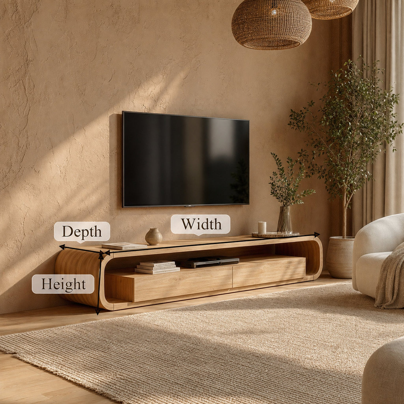 Modern Decorative TV Console For Living Room And Lounge Space - product view 8