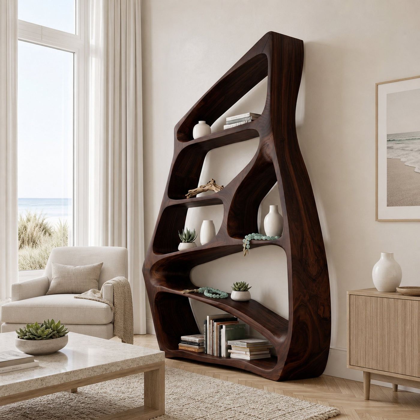 Modern Freeform Bookshelf For Living Room - product view 7