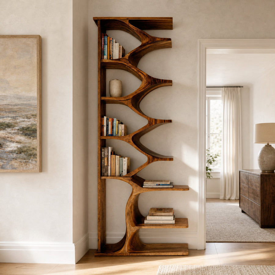 Modern Freestanding Bookshelf For Living Room