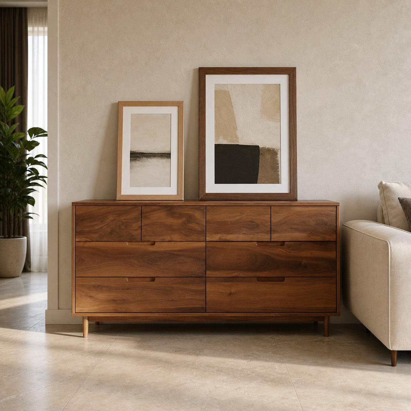 Modern Grain Sideboard For Bedroom Or Living Room
