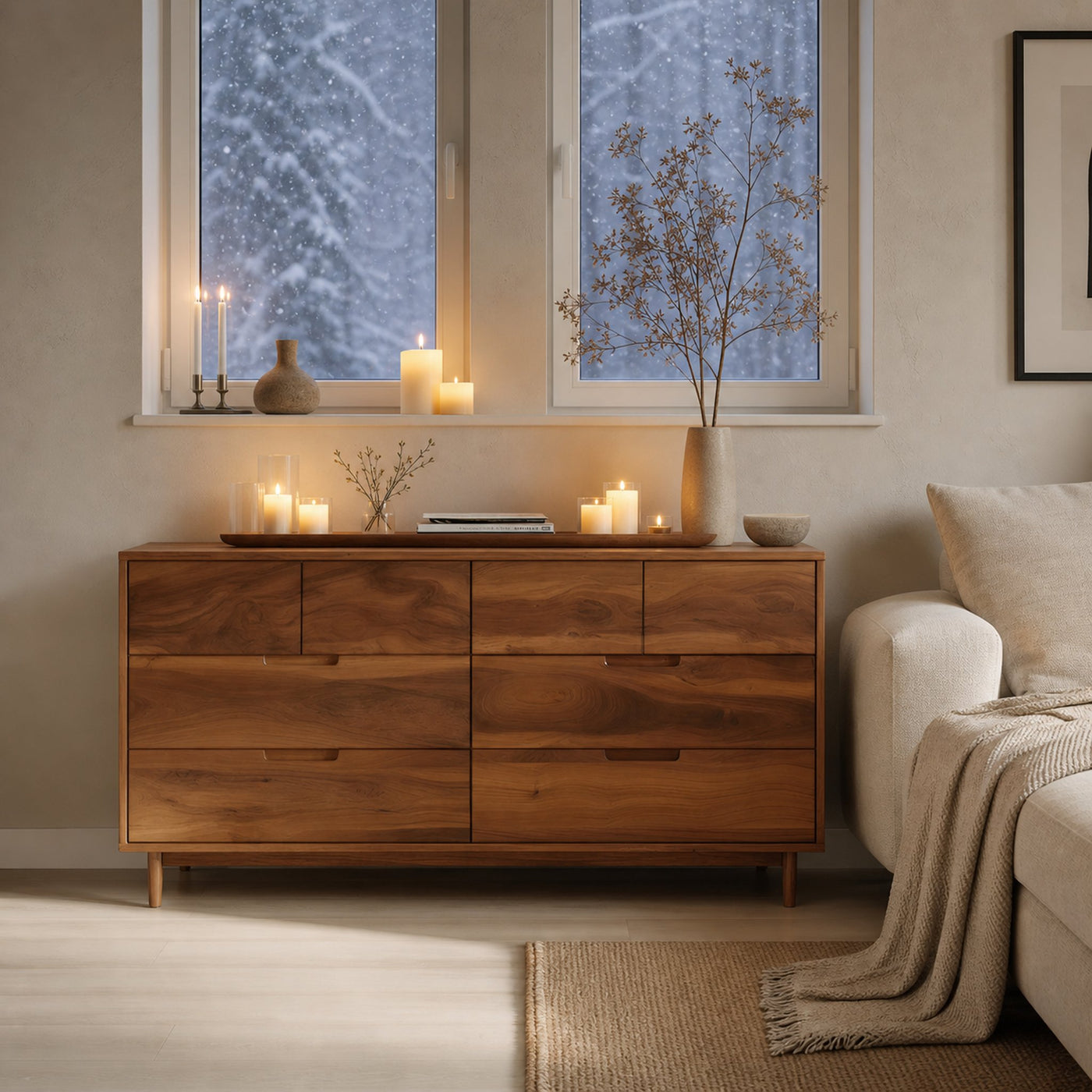 Modern Grain Sideboard For Bedroom Or Living Room - product view 2