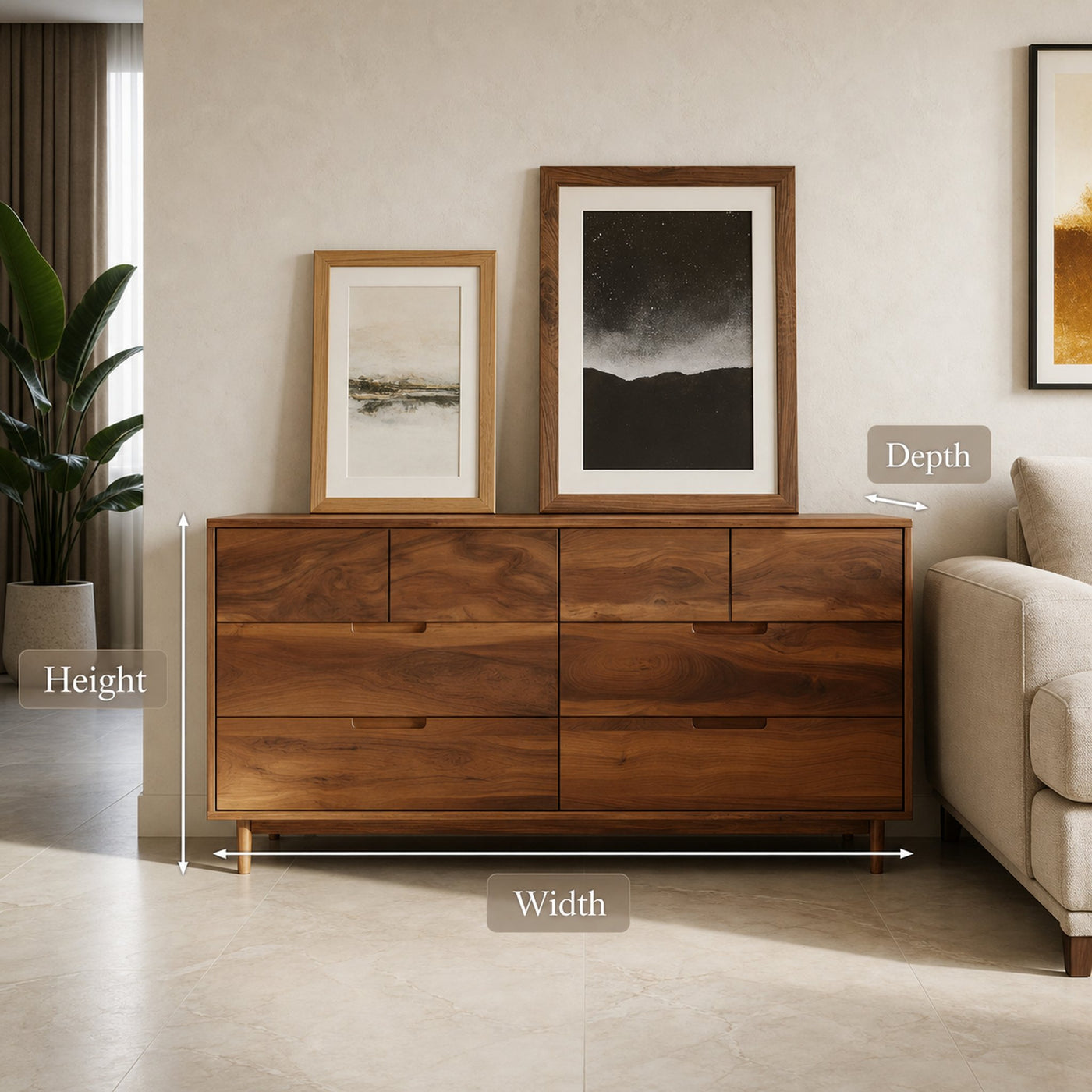 Modern Grain Sideboard For Bedroom Or Living Room - product view 8
