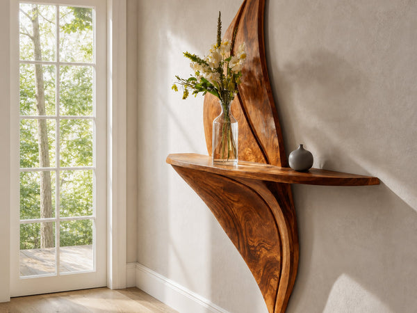 Modern Hallway Accent Shelf For Home Decor