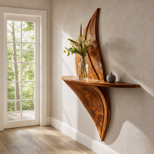 Modern Hallway Accent Shelf For Home Decor