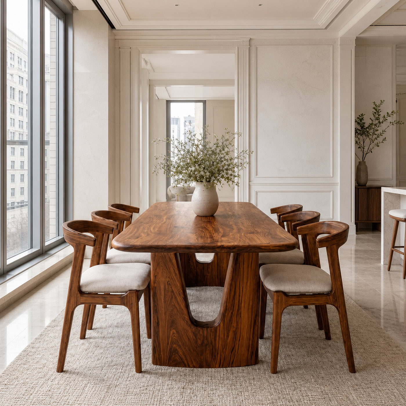 Modern Handcrafted Dining Table For Dining Room