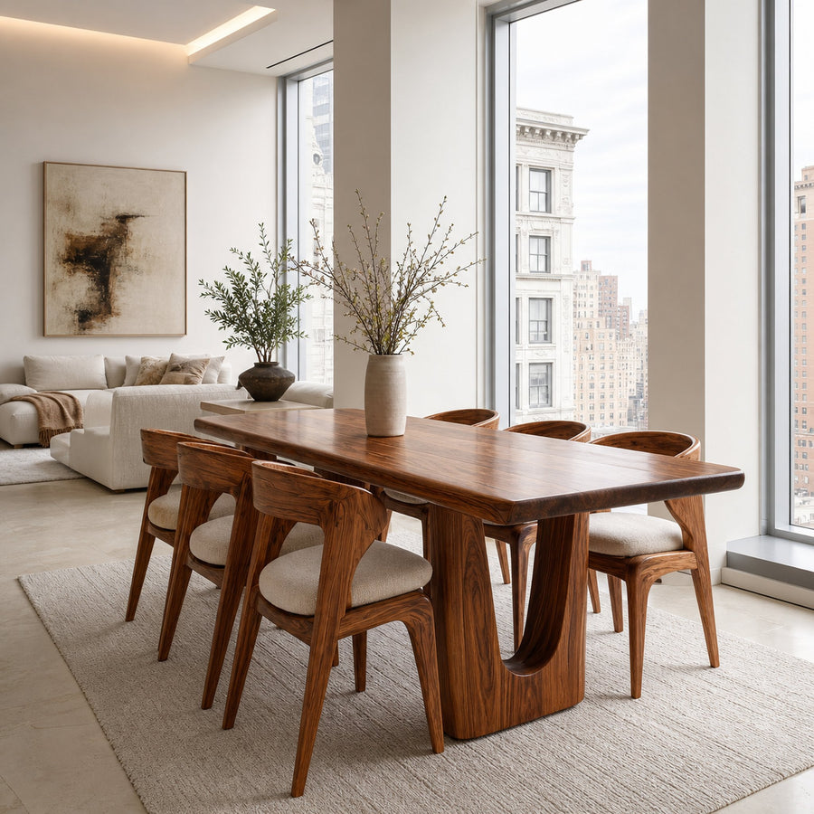 Modern Handcrafted Dining Table For Dining Room Area
