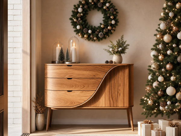 Modern Handcrafted Sideboard For Holiday Home Décor