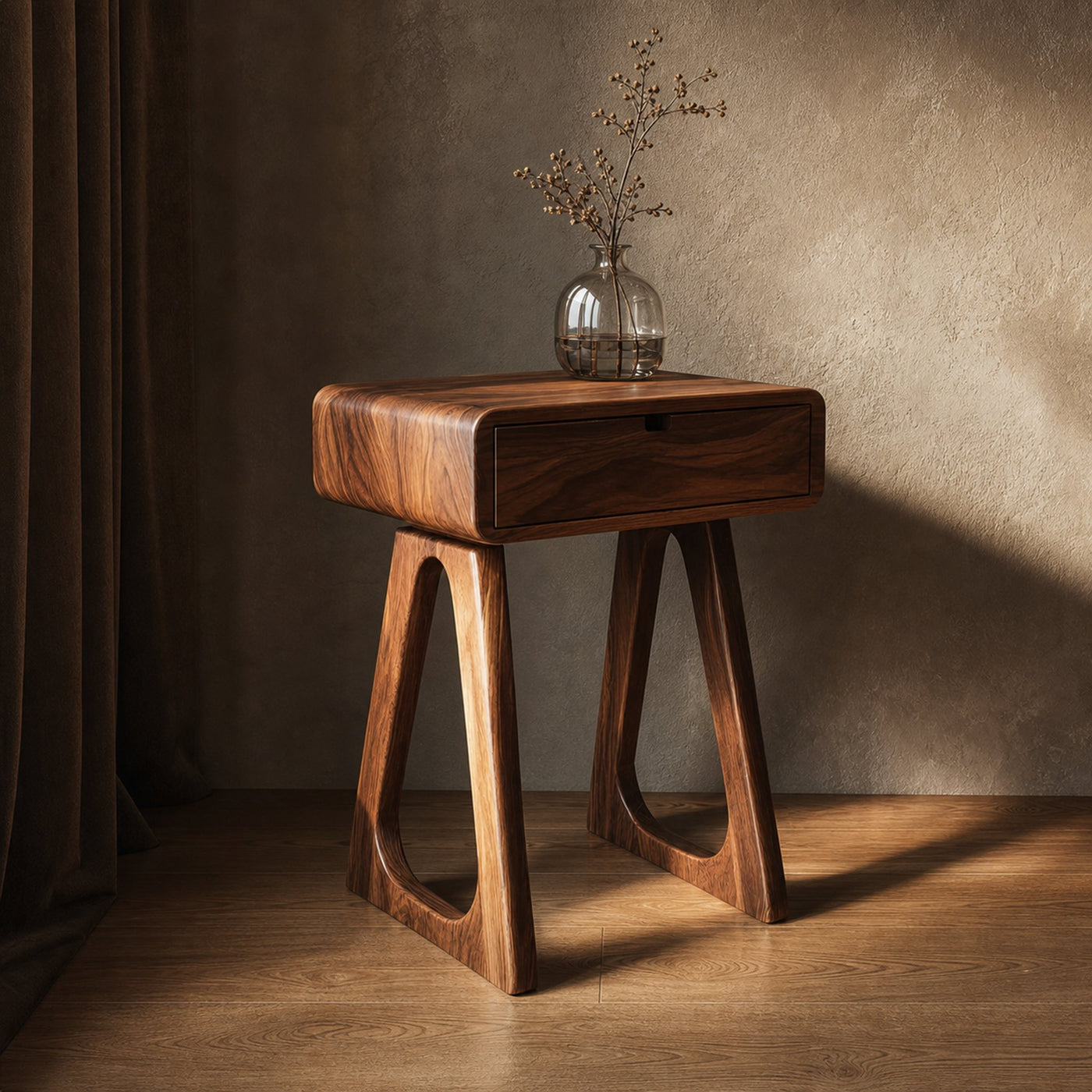 Modern Minimalist Nightstand Bedroom Or Guest Room