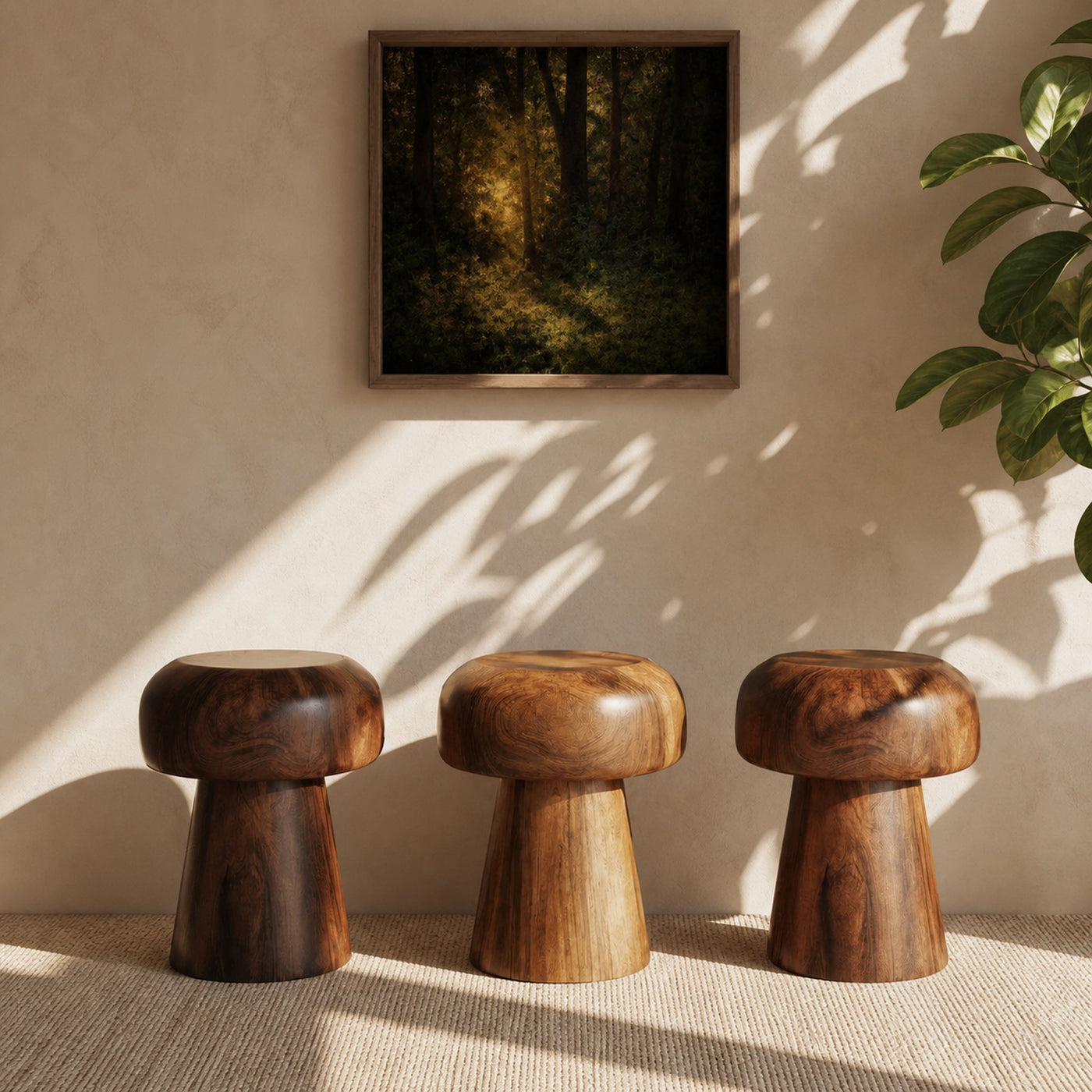 Modern Mushroom Stools For Living Room Or Bedroom - product view 2