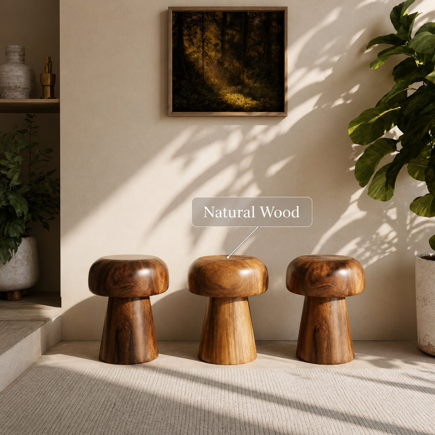 Modern Mushroom Stools For Living Room Or Bedroom - product view 5
