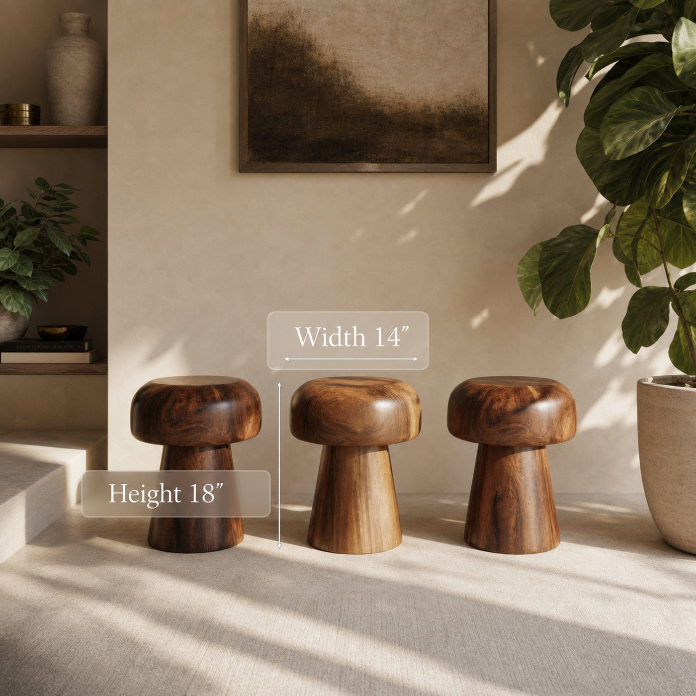 Modern Mushroom Stools For Living Room Or Bedroom - product view 6