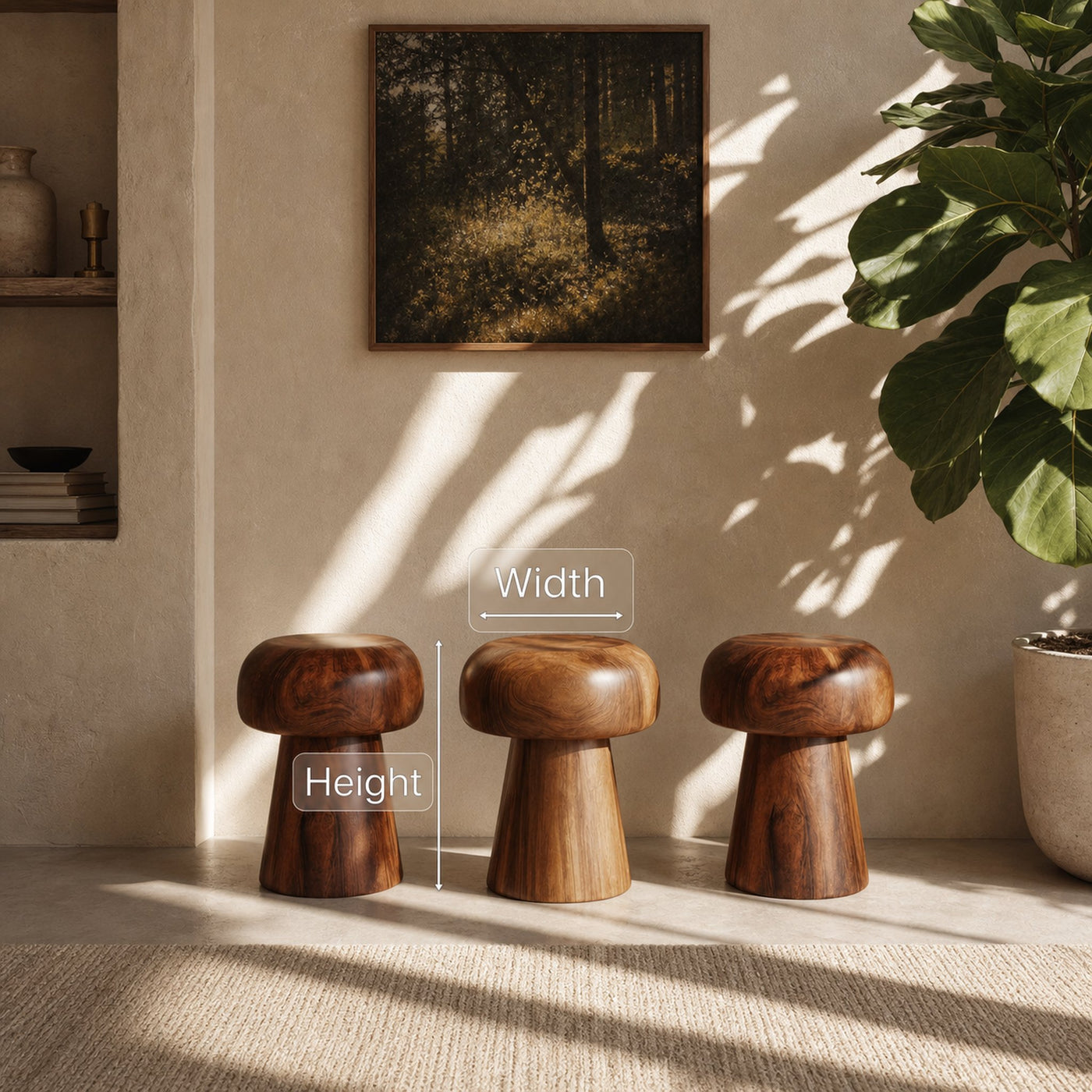 Modern Mushroom Stools For Living Room Or Bedroom - product view 7