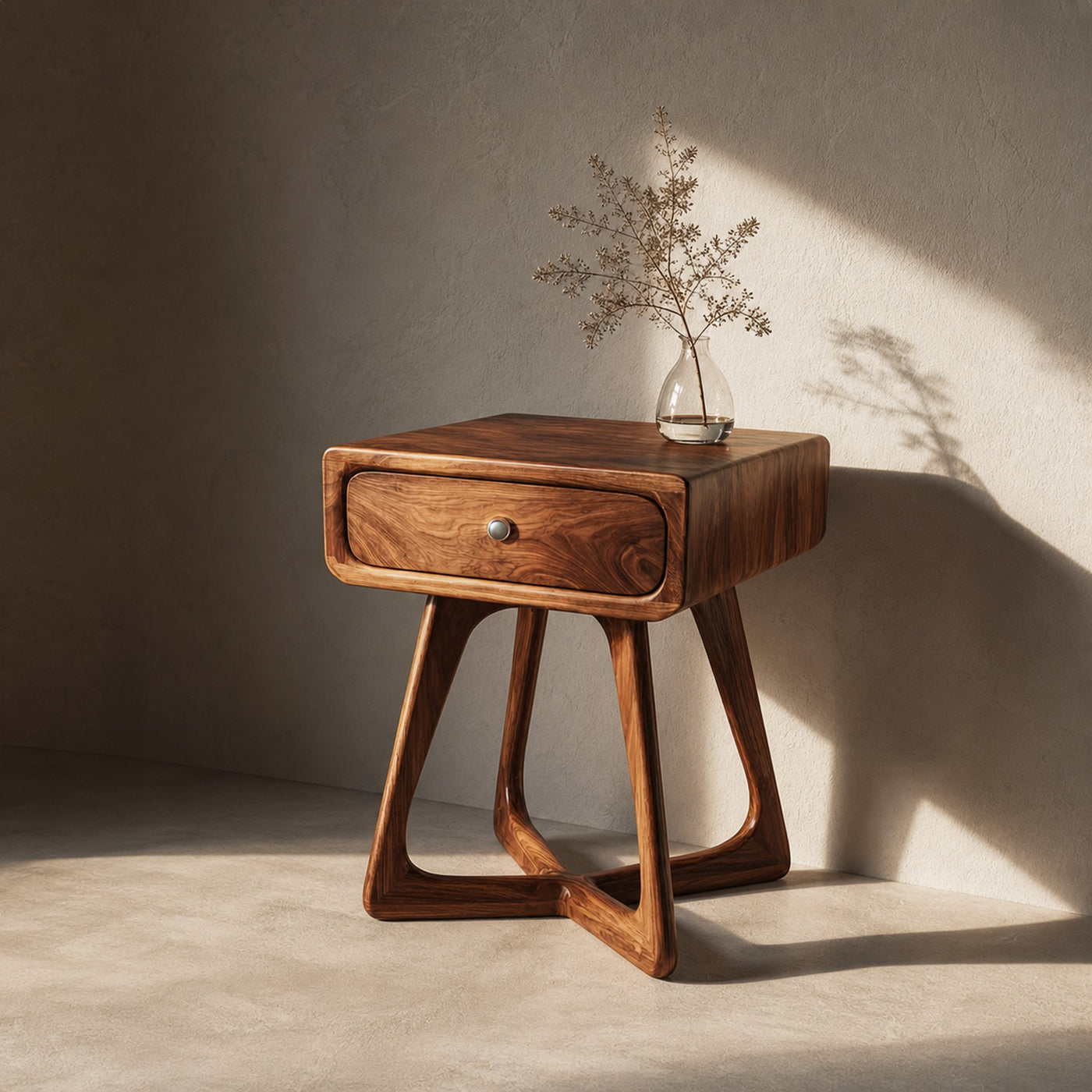 Modern Organic Nightstand Bedroom Or Reading Room