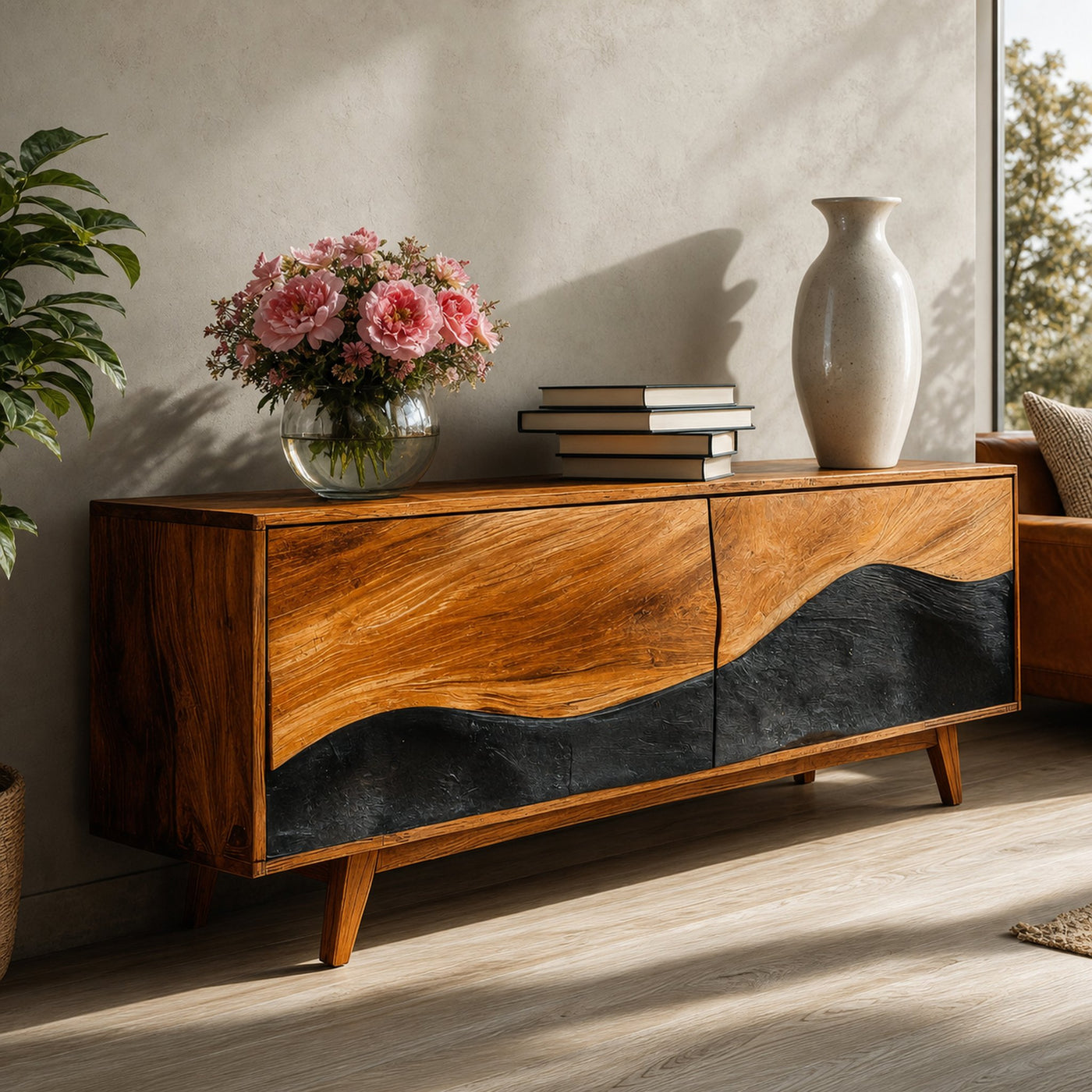 Modern Organic Sideboard For Living Room - product view 2