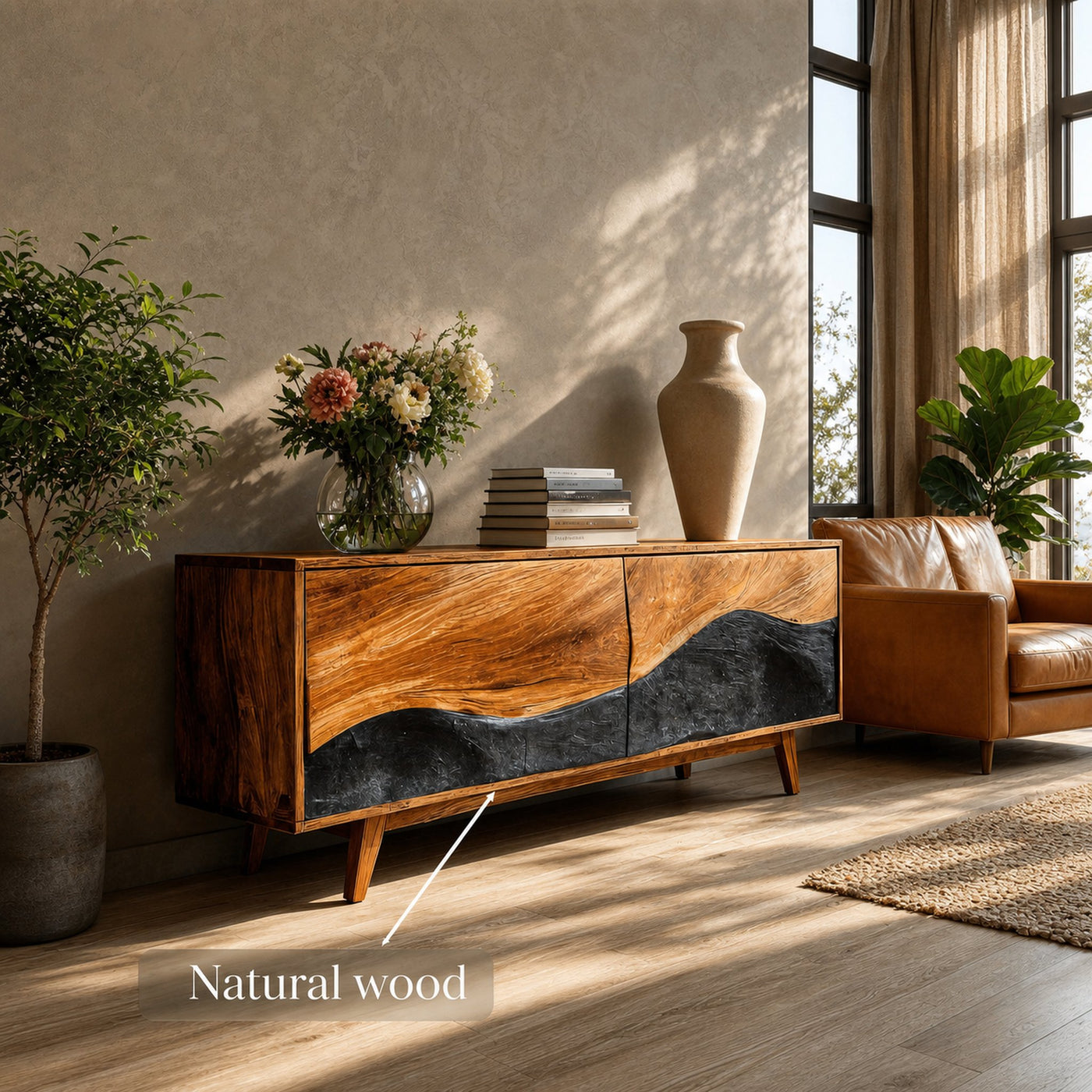 Modern Organic Sideboard For Living Room - product view 5