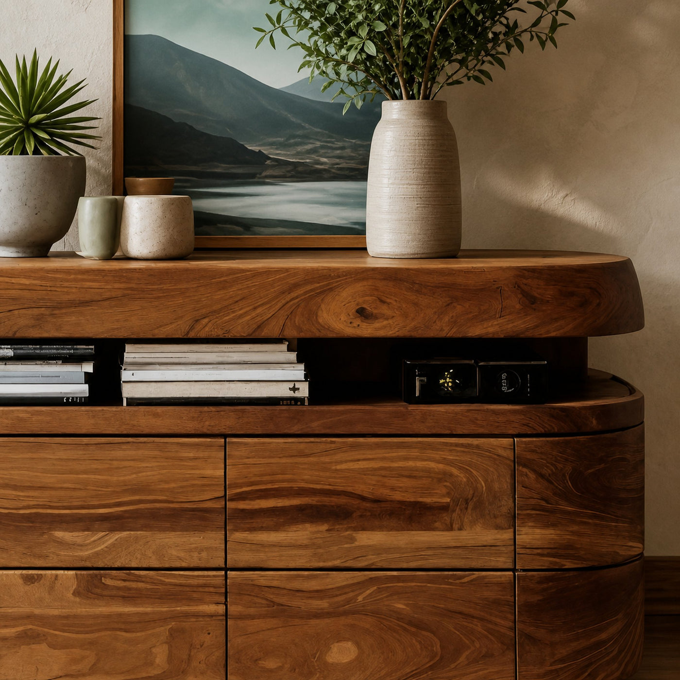 Modern Rounded Sideboard For Dining Room - product view 4