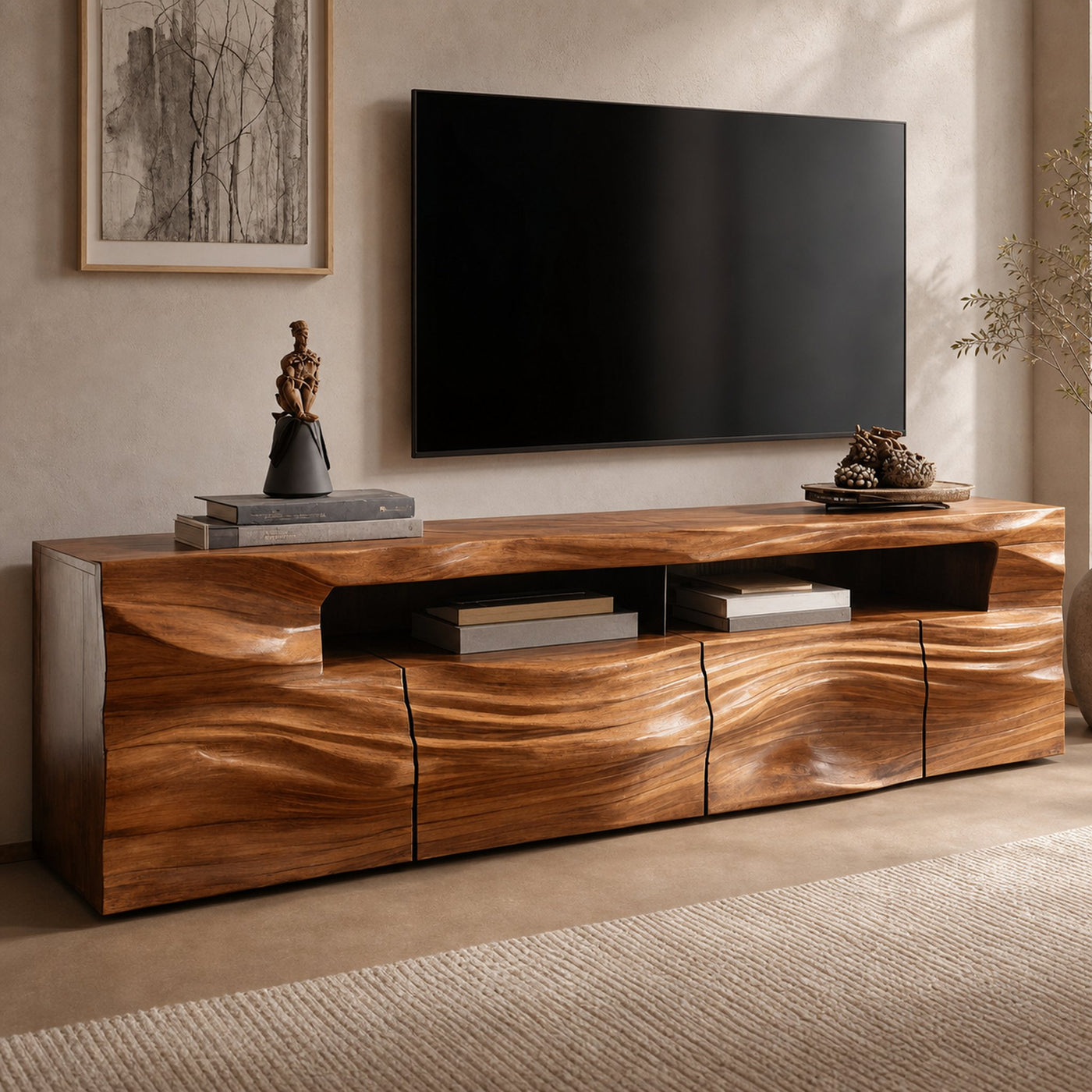 Furnishing the living room
