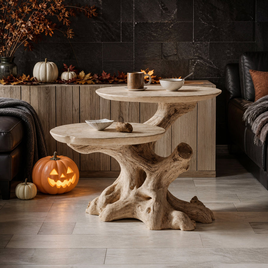 Modern Solid Wood End Table For Entryway Design Halloween Furniture