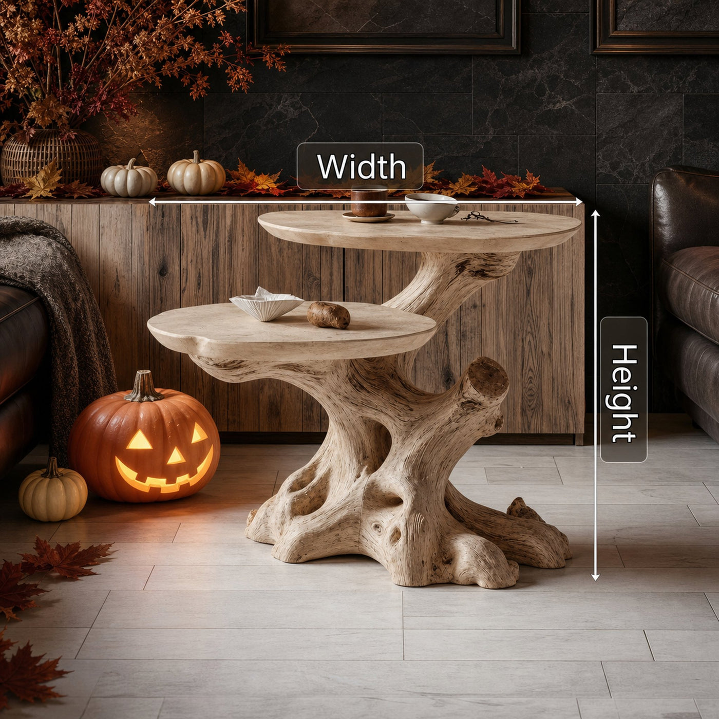 Modern Solid Wood End Table For Entryway Design Halloween Furniture - product view 6