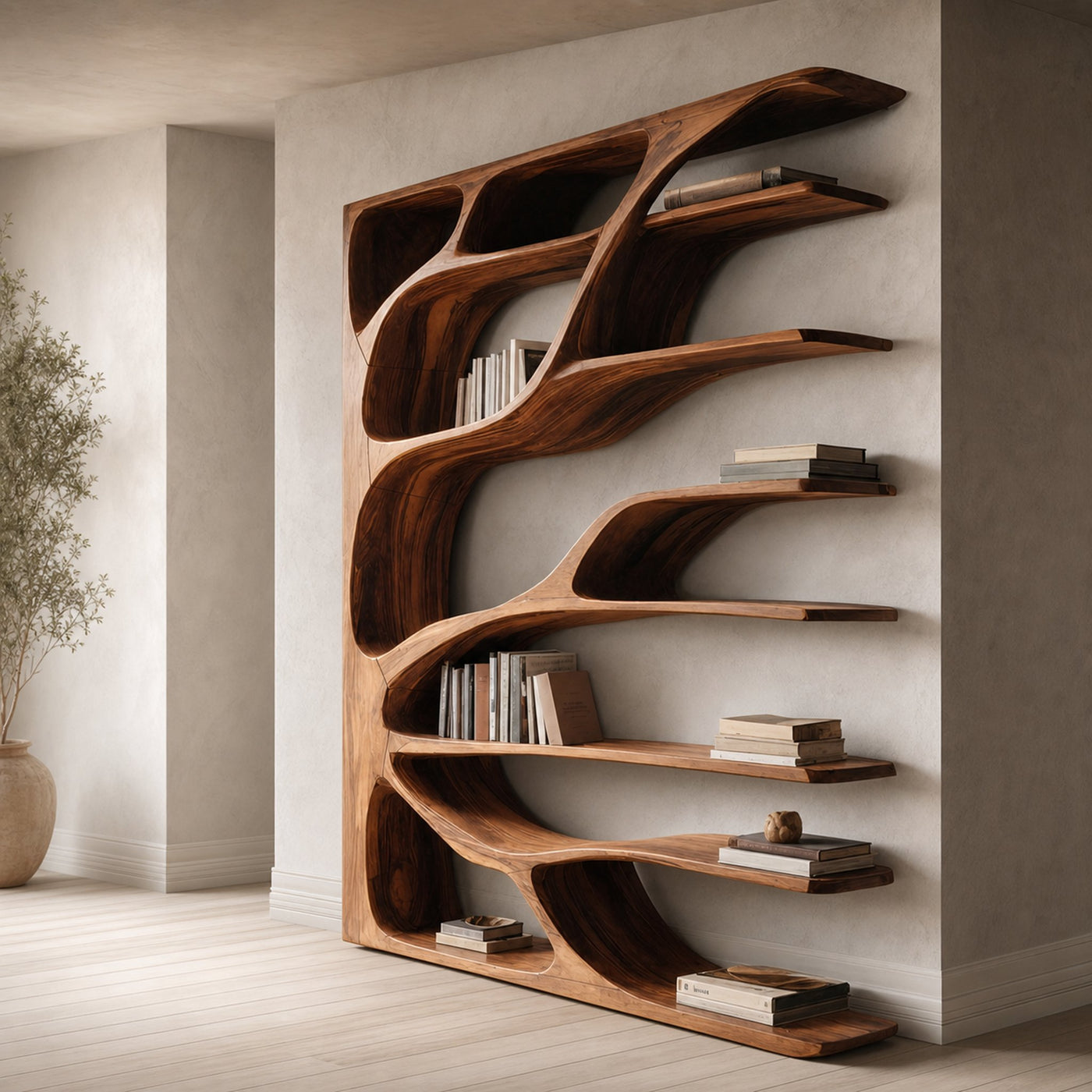 Modern Statement Bookshelf For Home Interiors Decor - product view 6