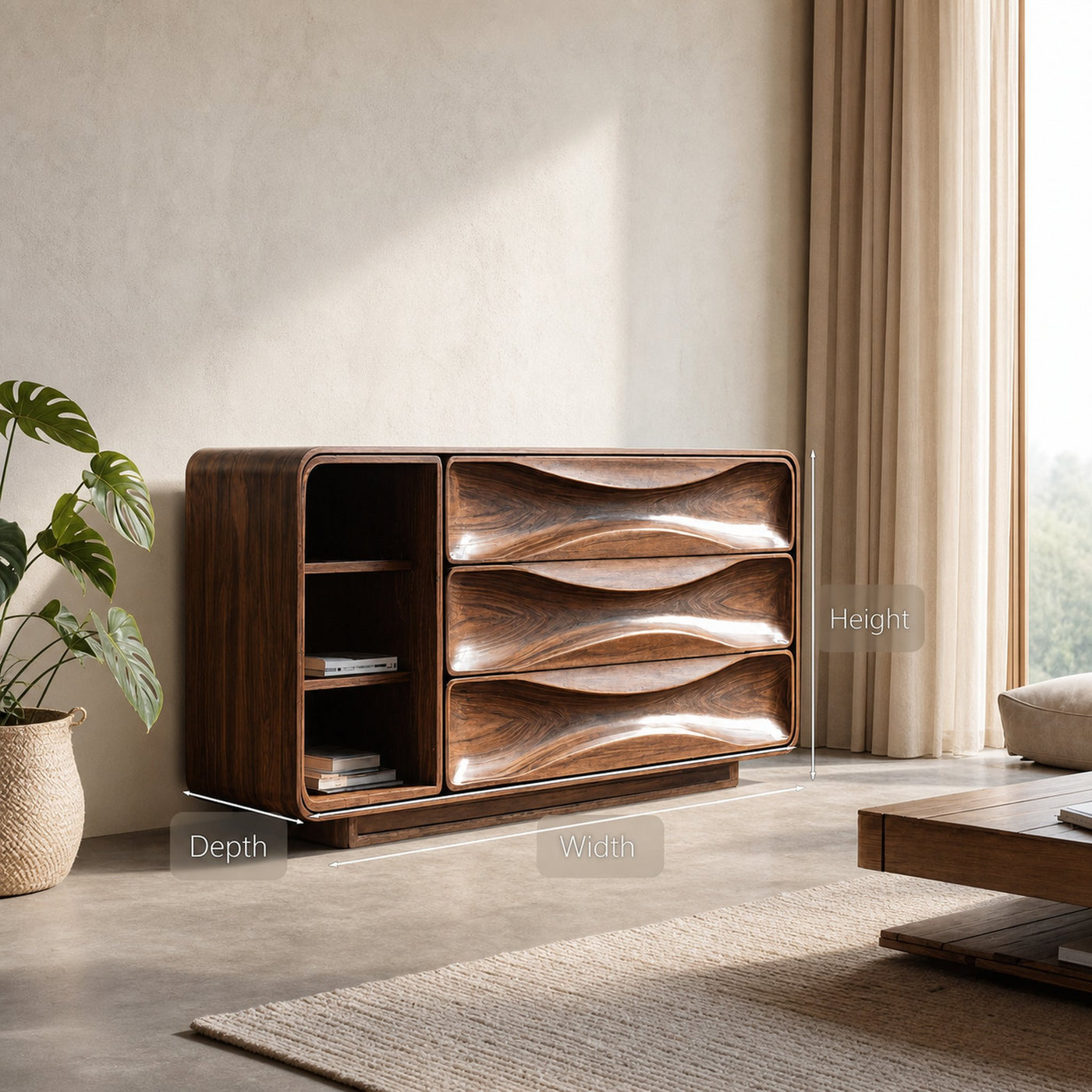 Modern Storage Cabinet For Living Room Decor - product view 6