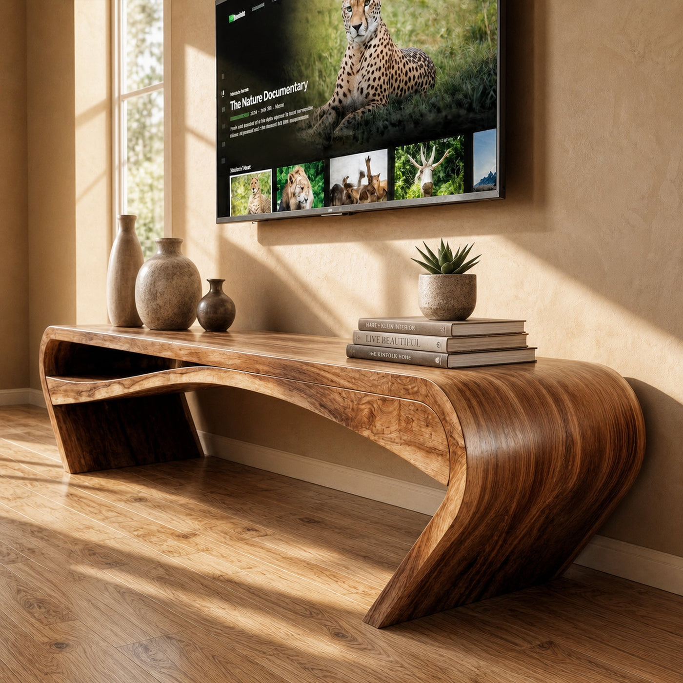 Modern TV Console For Living Room And Lounge