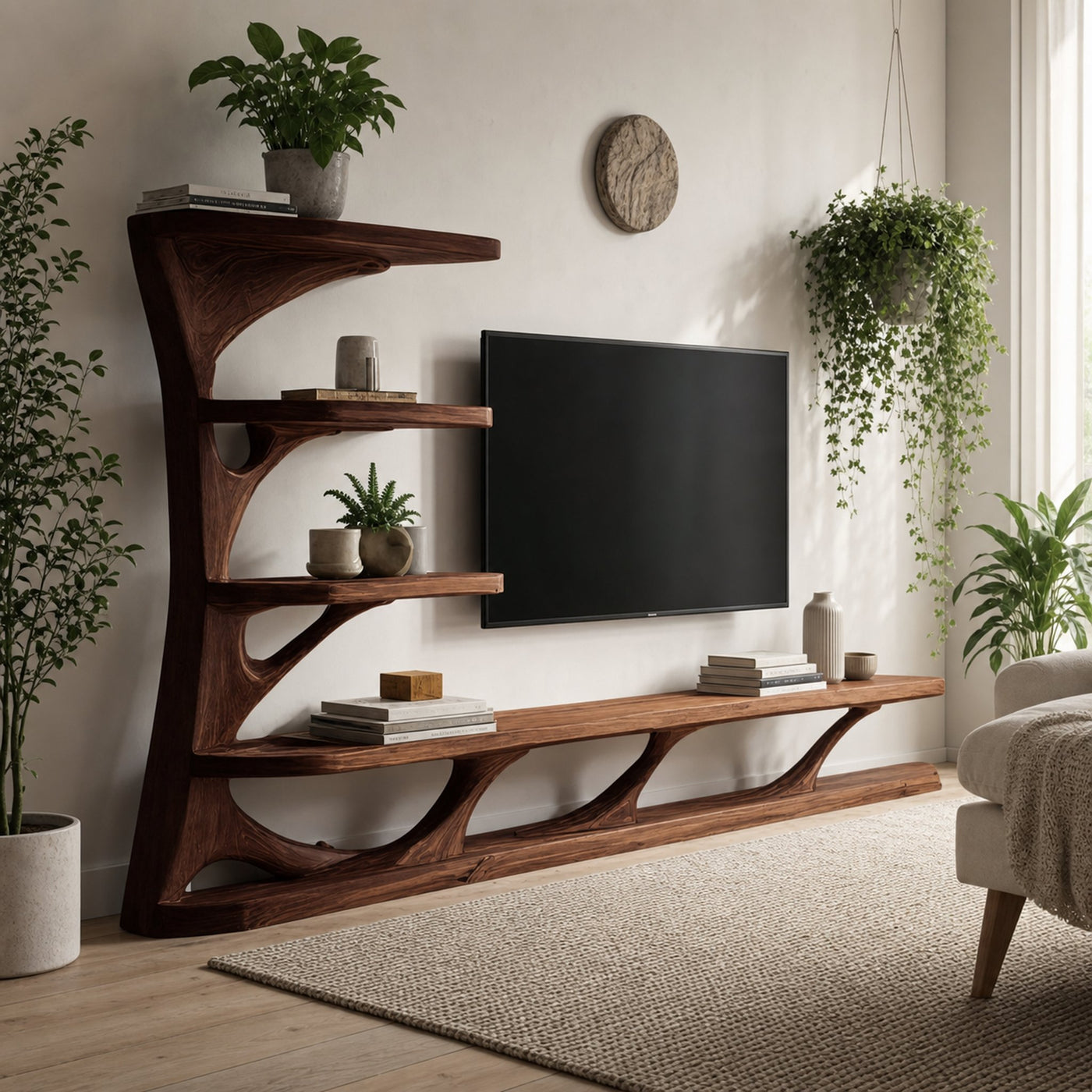 Modern TV Console With Branch Design For Living Room - product view 7