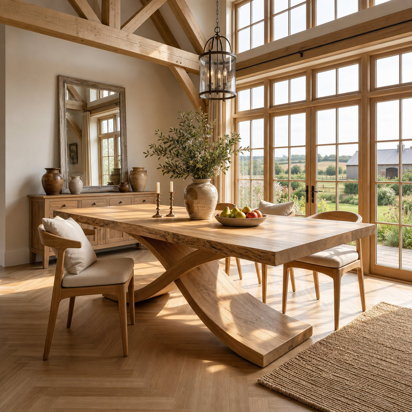 Modern Thick Top Dining Table For Kitchen Dining Area - product view 5