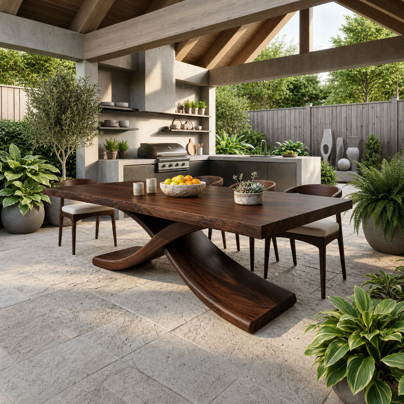 Modern Thick Top Dining Table For Kitchen Dining Area - product view 7