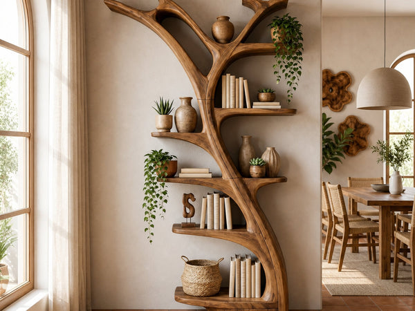 Modern Tree Bookshelf For Living Room