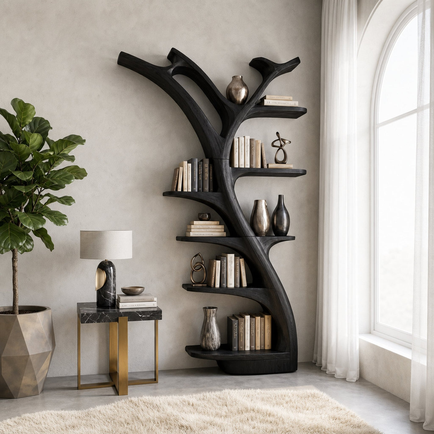 Modern Tree Bookshelf For Living Room - product view 7