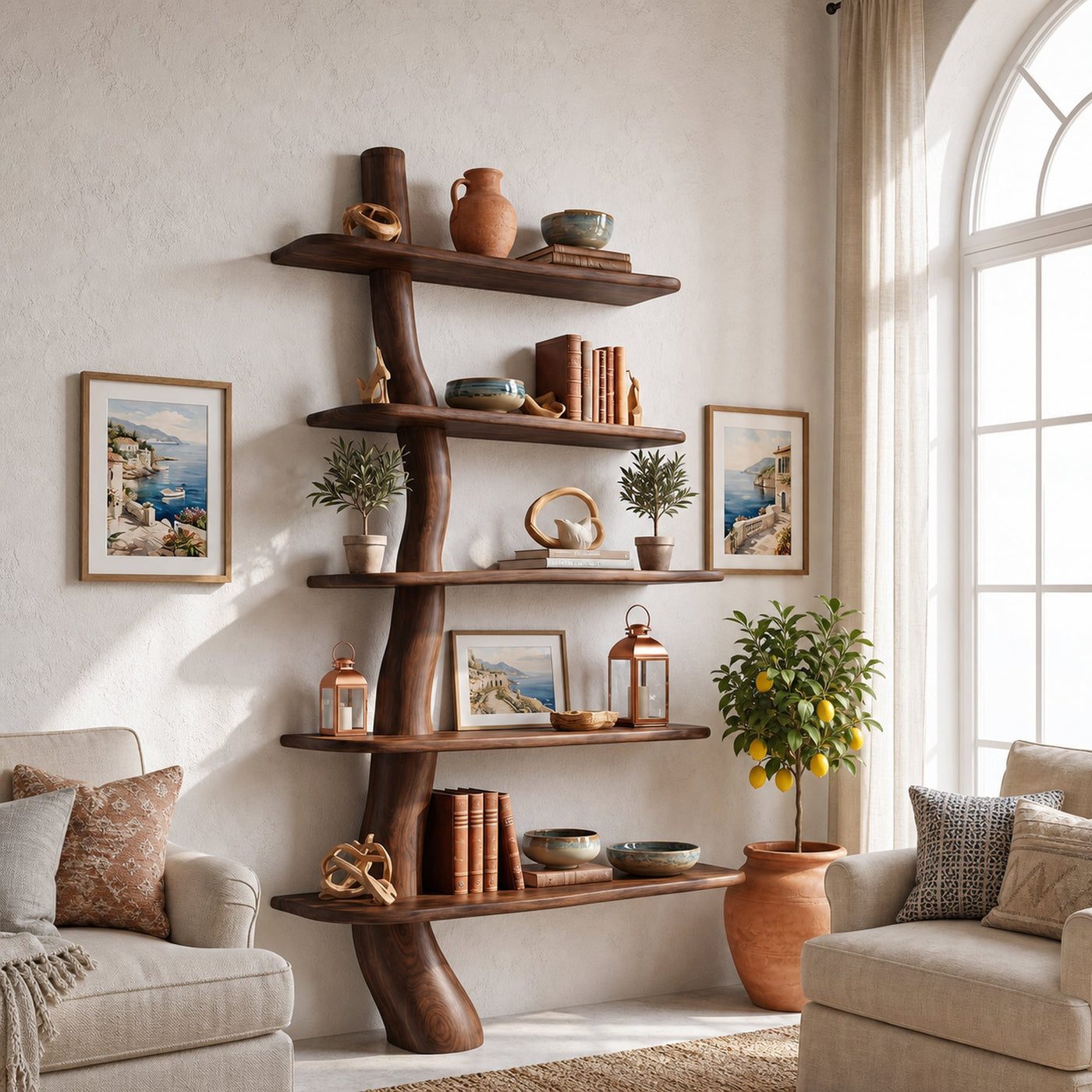 Modern Tree Bookshelf For Reading Corner - product view 6