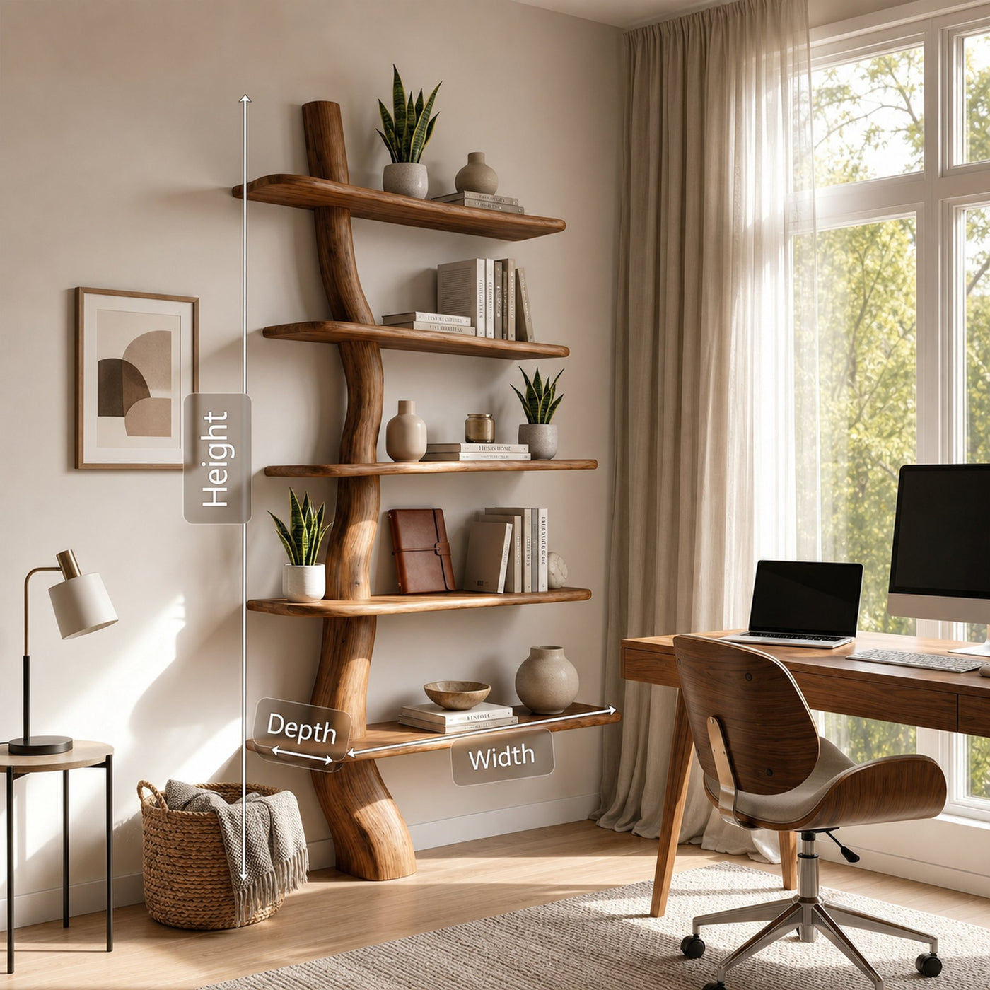 Modern Tree Bookshelf For Reading Corner - product view 8
