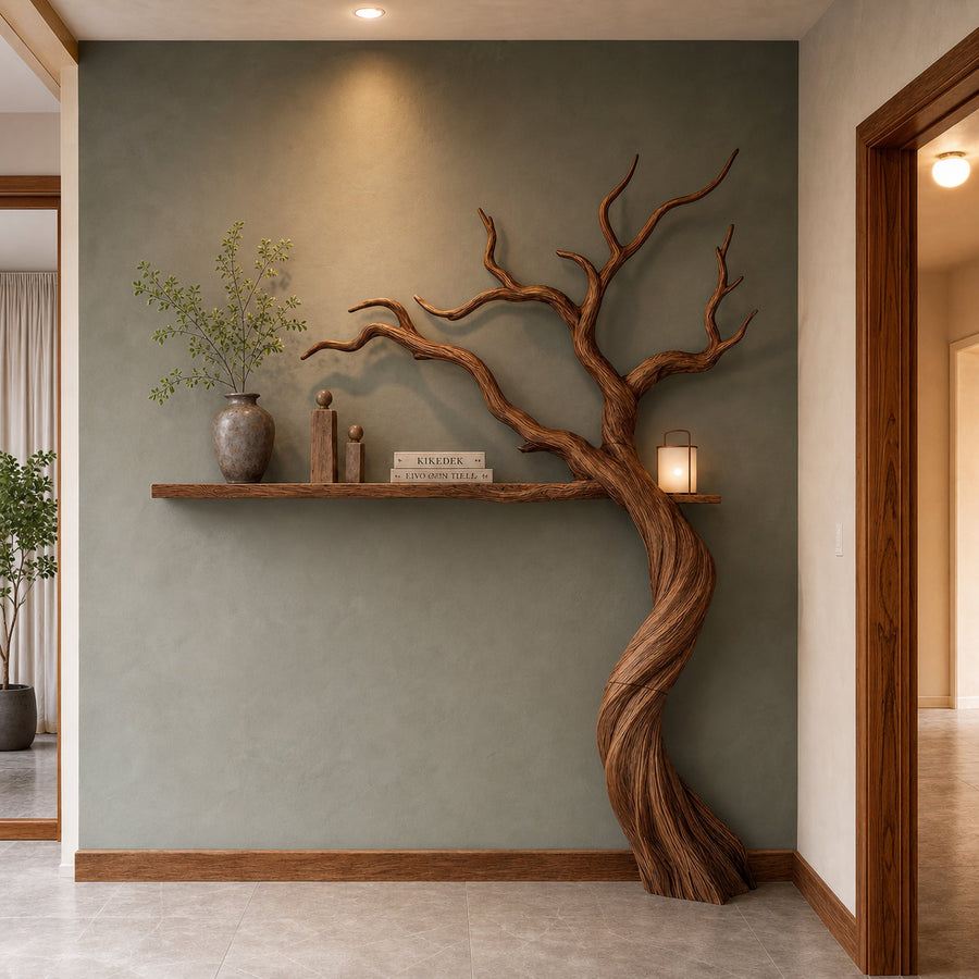 Modern Tree Bookshelf With Artistic Branch Form For Living Room