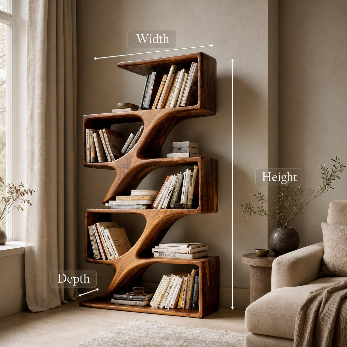 Modern Wall Shelf For Living Room Or Bedroom - product view 6