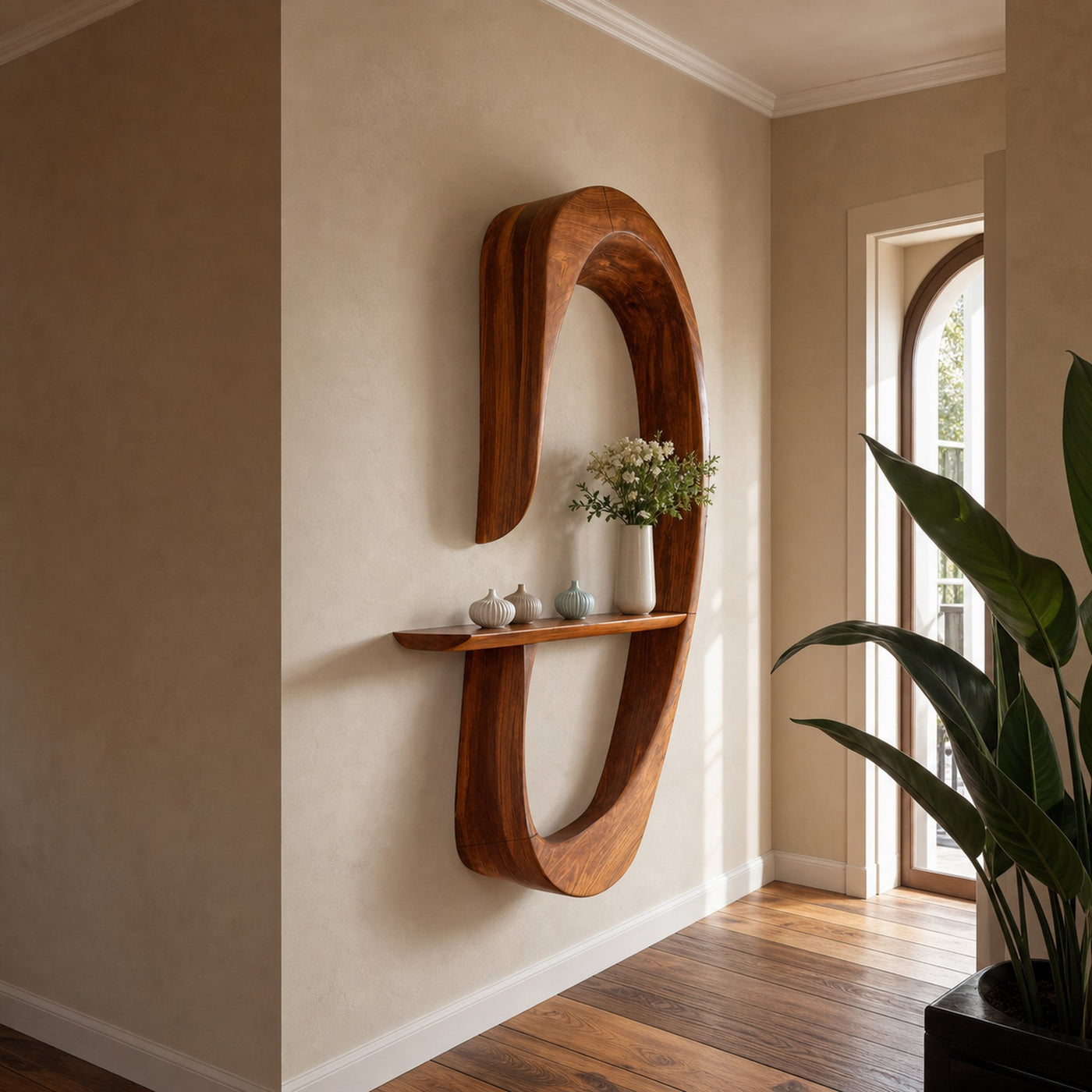Modern Wall Shelf For Stylish Entryway