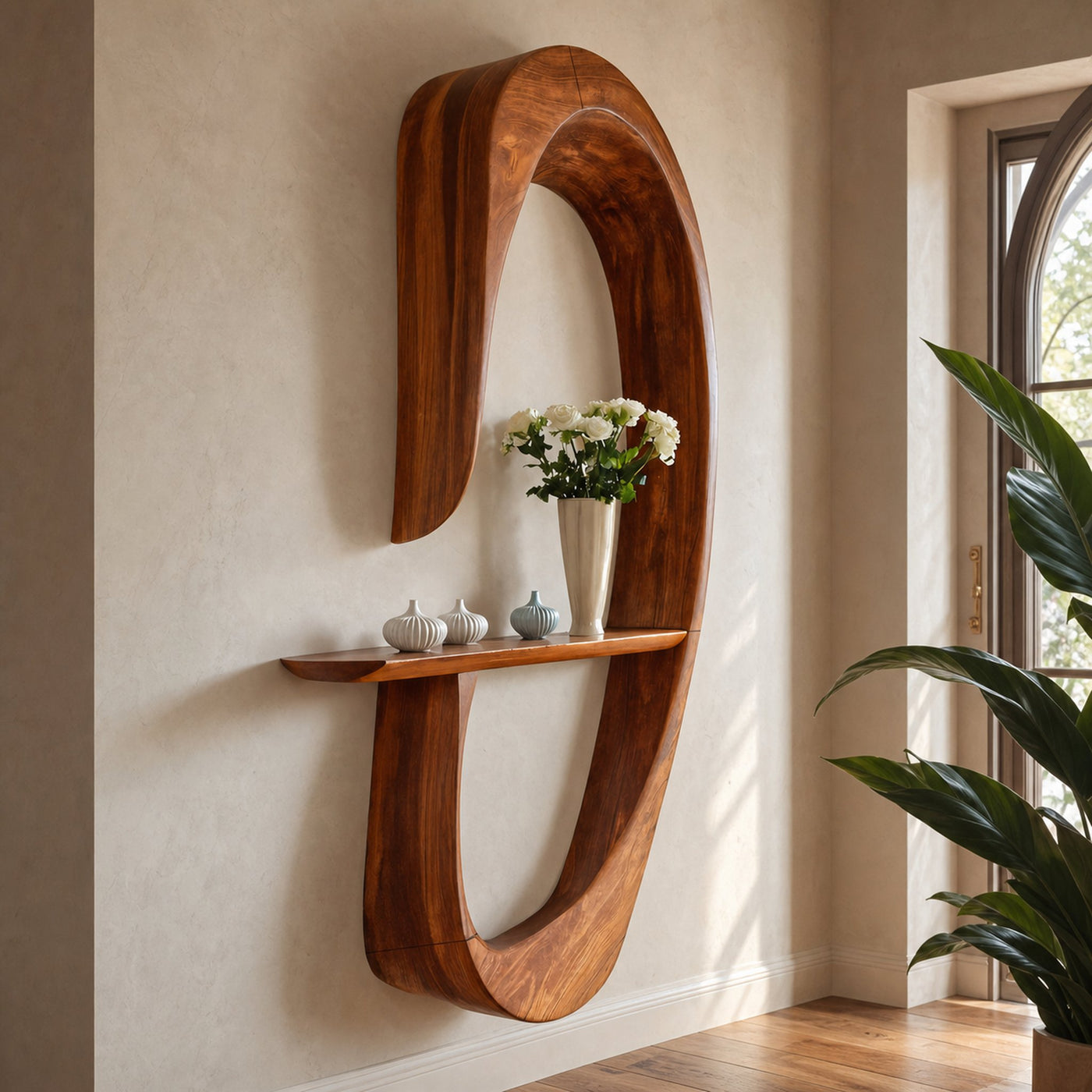 Modern Wall Shelf For Stylish Entryway - product view 2