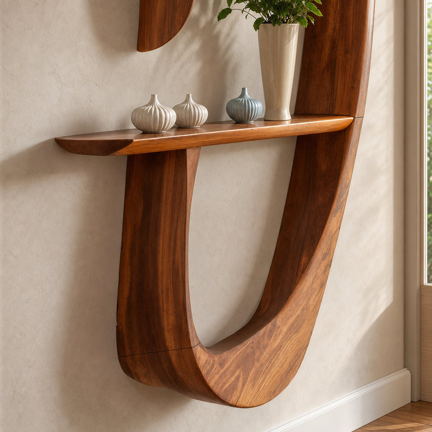 Modern Wall Shelf For Stylish Entryway - product view 4