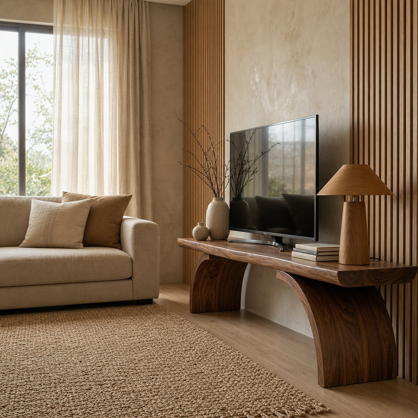 Furnishing the living room