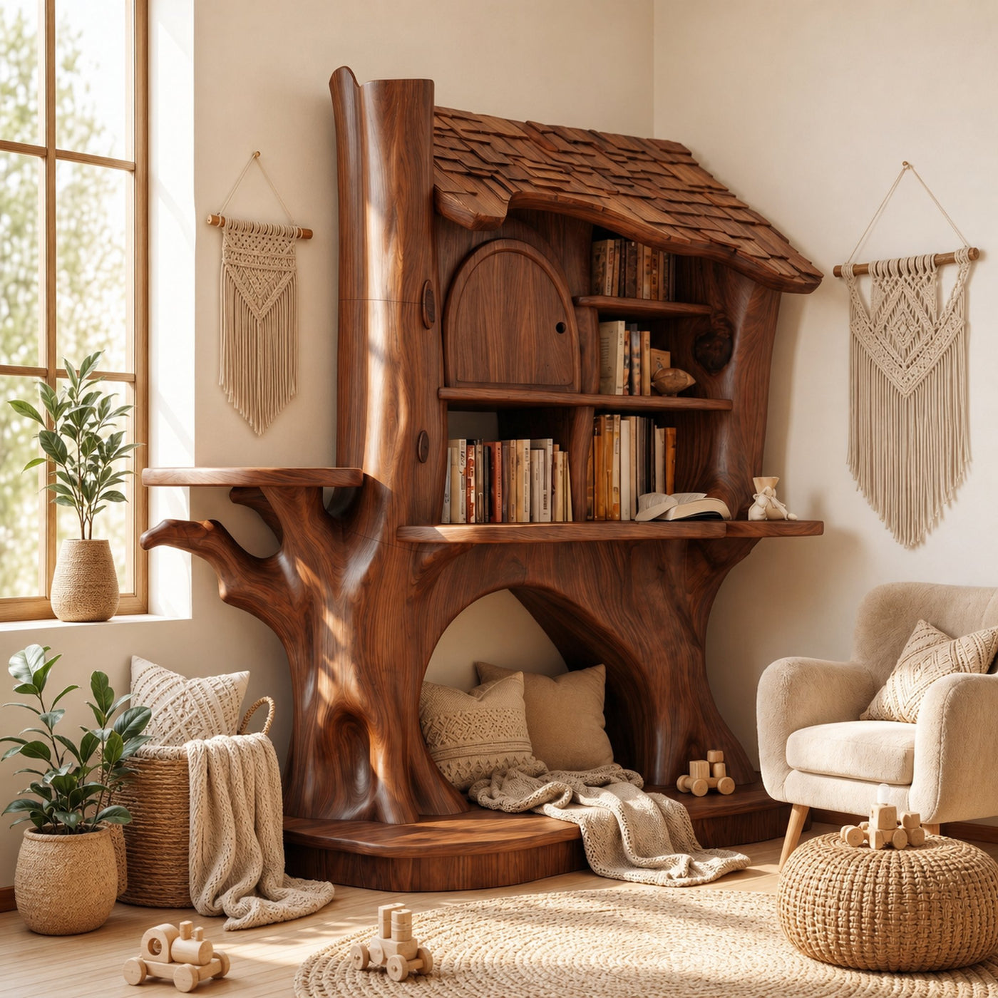 Nursery Decorative House Bookshelf For Kids Room And Bedroom - product view 7