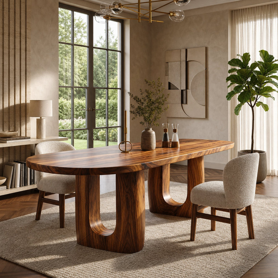 Organic Dining Room Table For Luxury Home