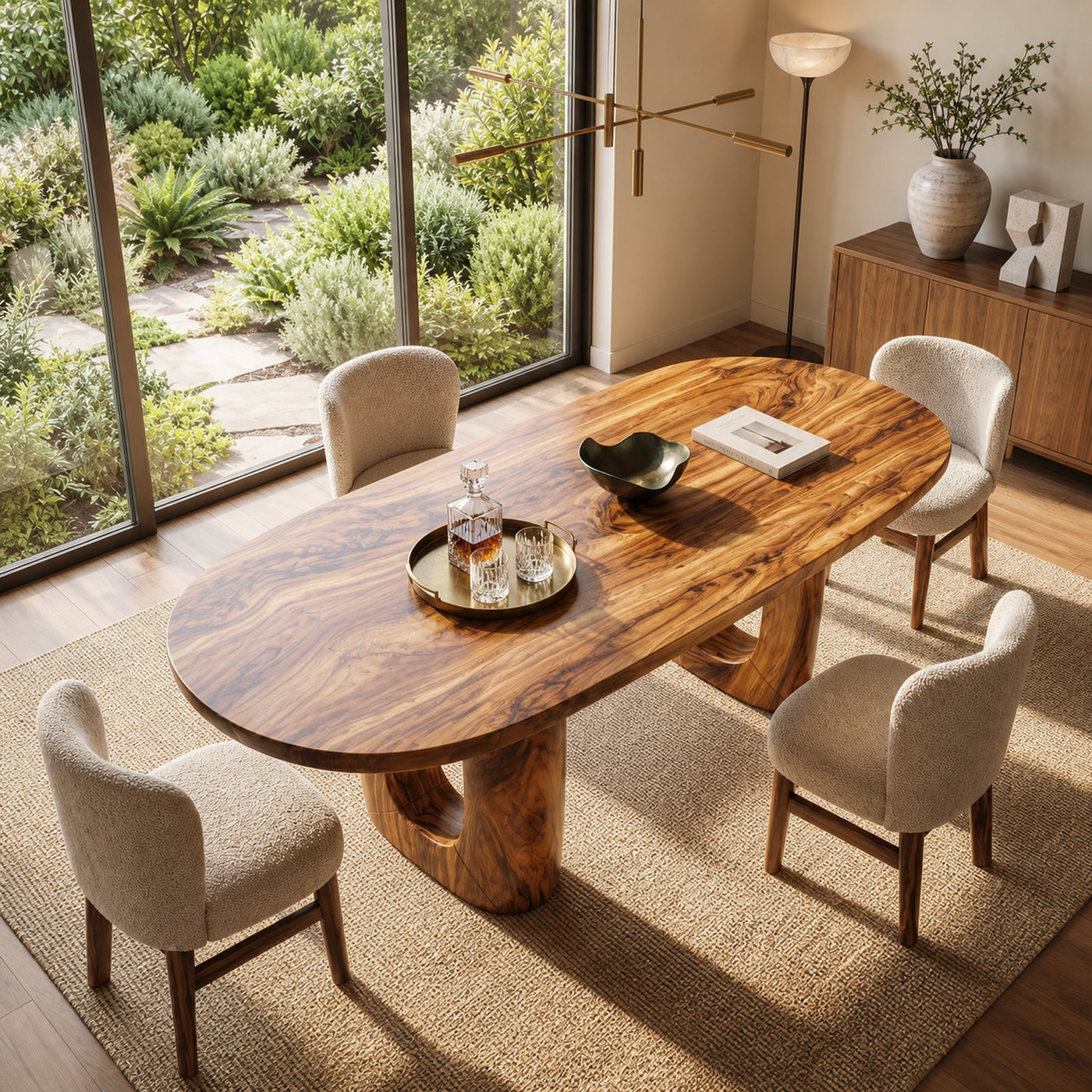 Organic Dining Room Table For Luxury Home - product view 2