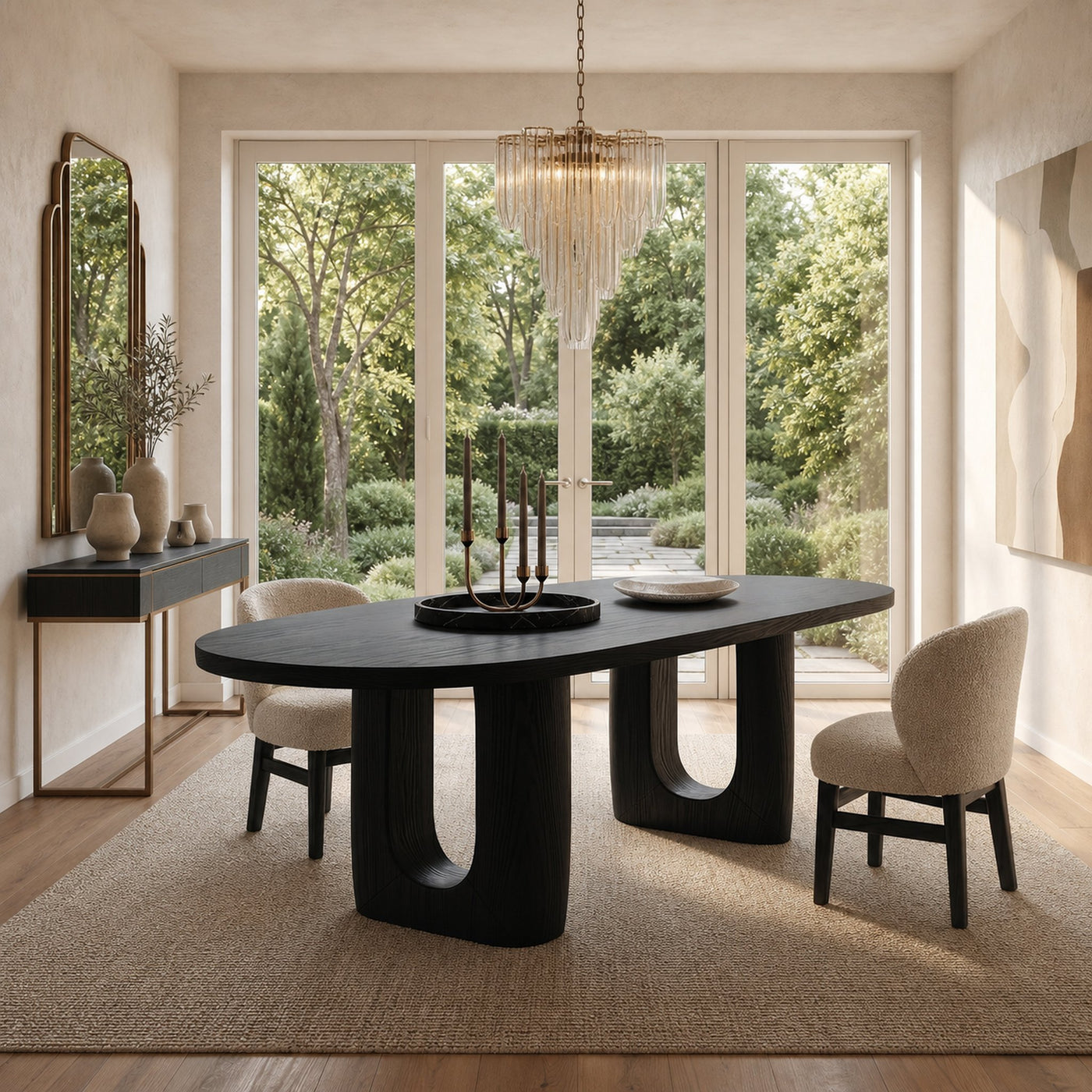 Organic Dining Room Table For Luxury Home - product view 4